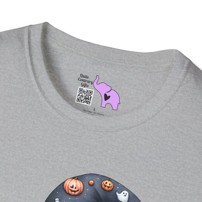 Spooky Season Cute Ghost Adult T-shirt