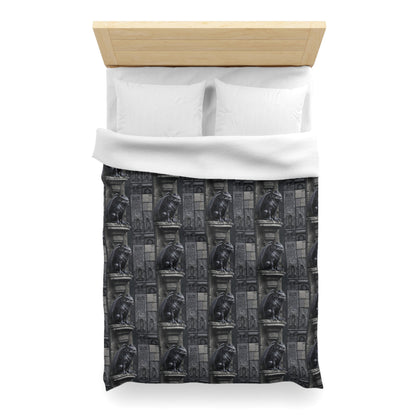 Gargoyle Vigil Microfiber Duvet Cover