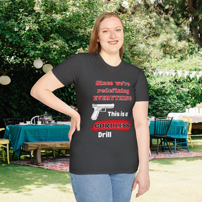 2A Redefining Gun as a Cordless Drill Adult T-shirt