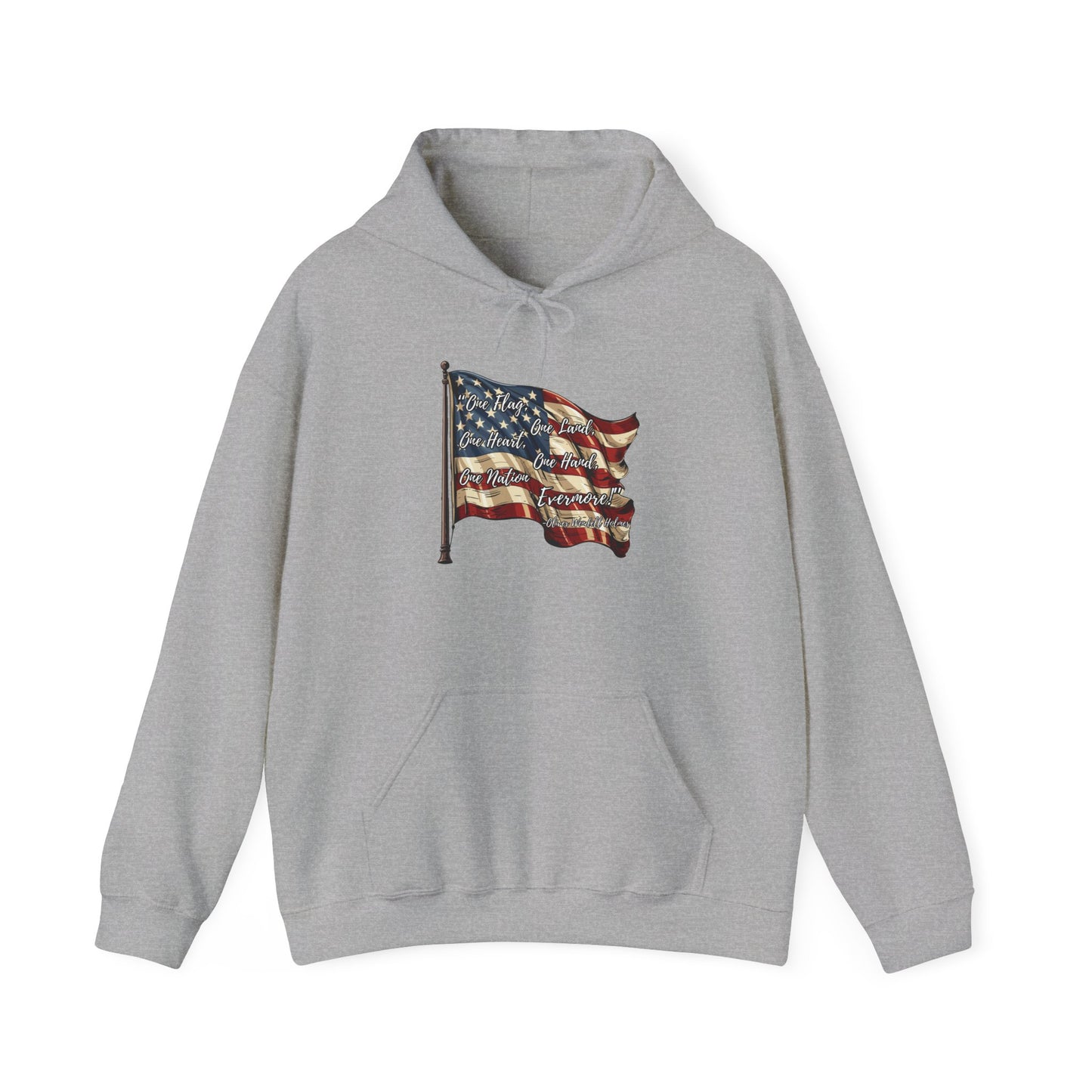 One Flag One Land One Nation Evermore Heavy Blend™ Hooded Sweatshirt