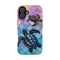 Sea Turtle Silhouette MagSafe® Compatible Tough Case for iPhone