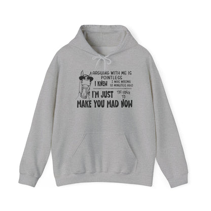 Arguing With Me is Pointless... Heavy Blend™ Hooded Sweatshirt