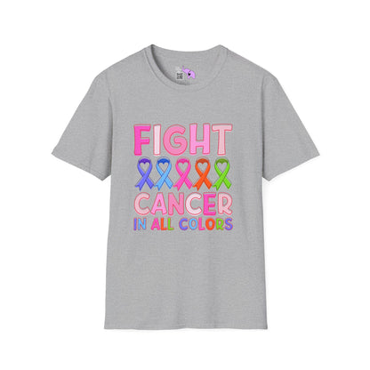 Fight Cancer in All Colors 6 T-shirt