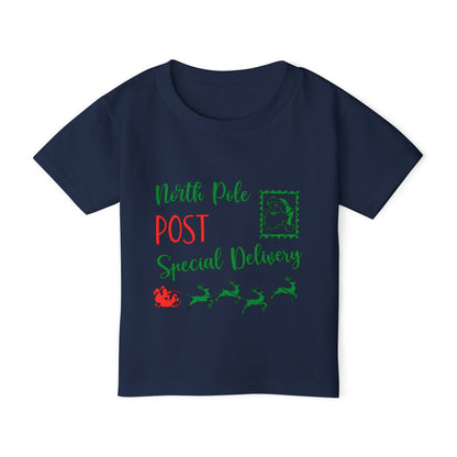 North Pole Post Special Delivery Heavy Cotton™ Toddler T-shirt