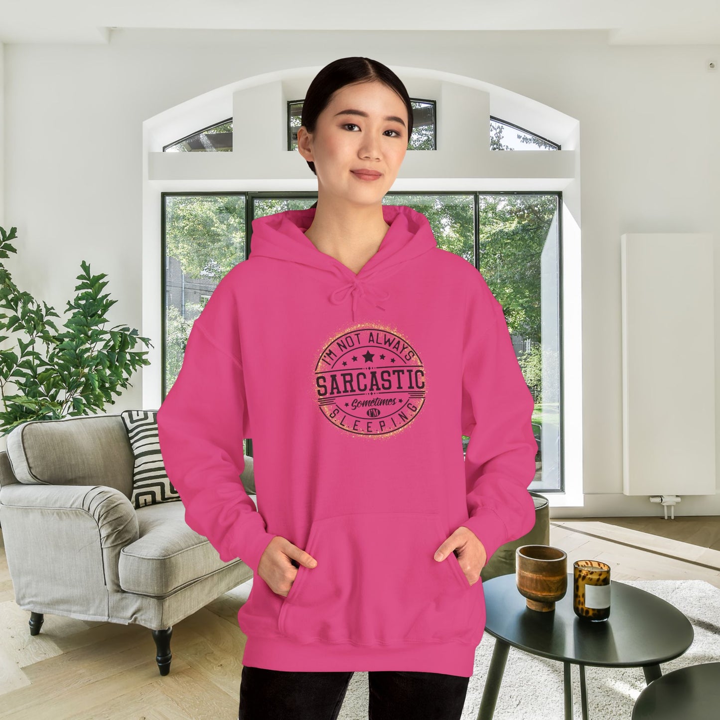 I'm Not Always Sarcastic; Sometimes I'm Sleeping Heavy Blend™ Hooded Sweatshirt