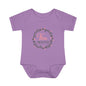 Pink Milestone Wreath Onesie-Five Months