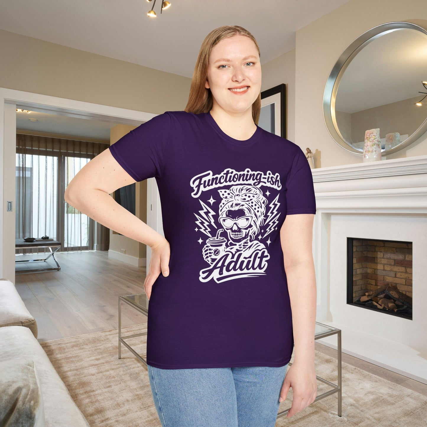 Functioning-Ish Adult Adult T-shirt