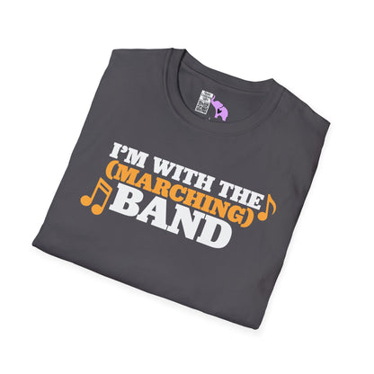 I'm With The (Marching) Band Adult T-shirt