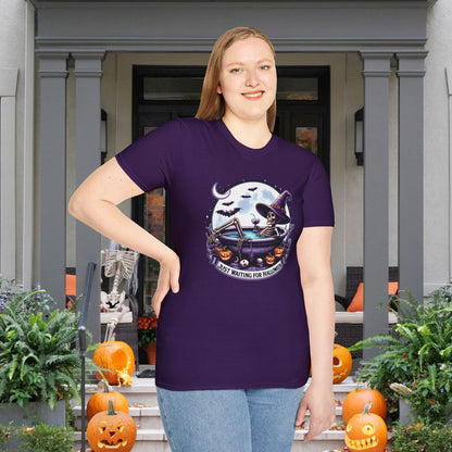 Just Waiting for Halloween Adult T-shirt