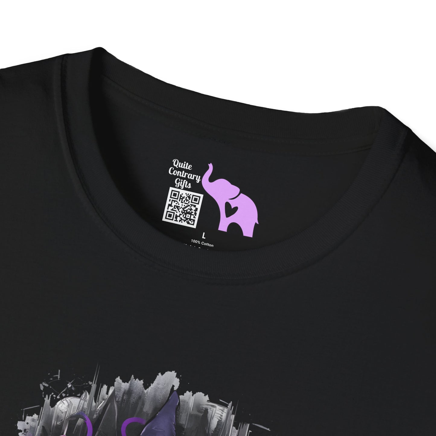 Halloween Stitch w/Purple Cauldron Adult T-shirt