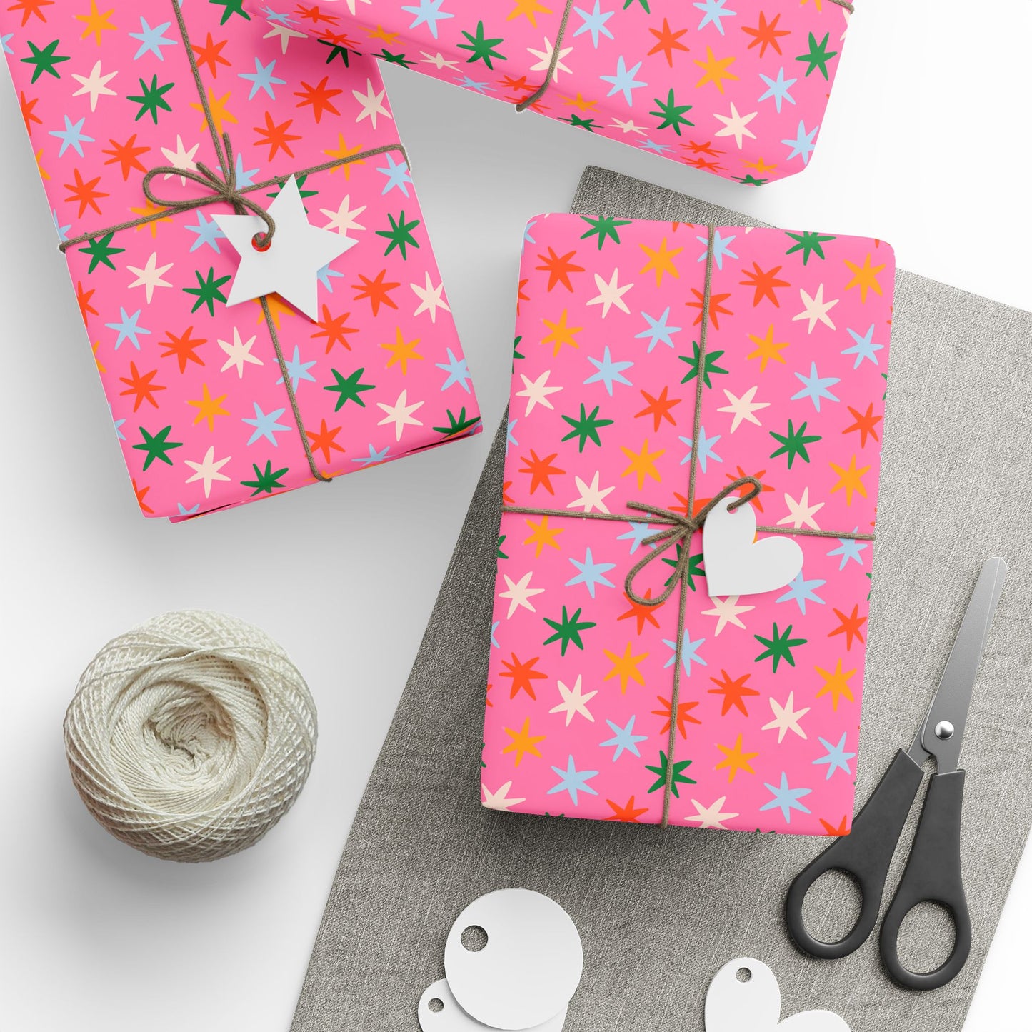 Pink Sparkle Wrapping Paper
