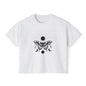Butterfly w/Sun, Moon, & Stars Women's Boxy Tee