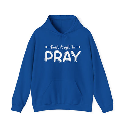Don't Forget To Pray Heavy Blend™ Hooded Sweatshirt