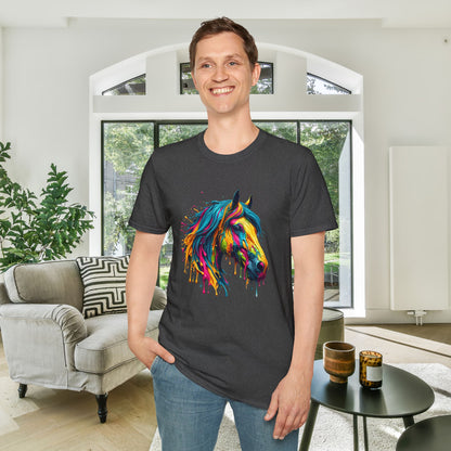 Colorful Horse Adult T-shirt
