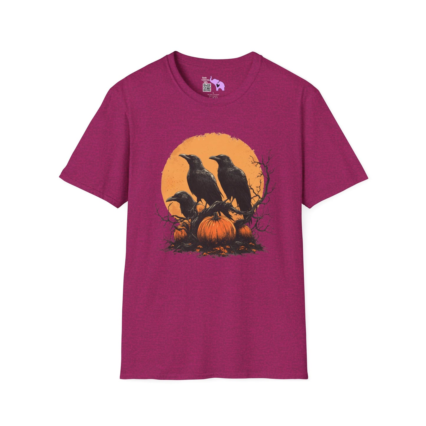 Halloween Crows 4 Adult T-shirt