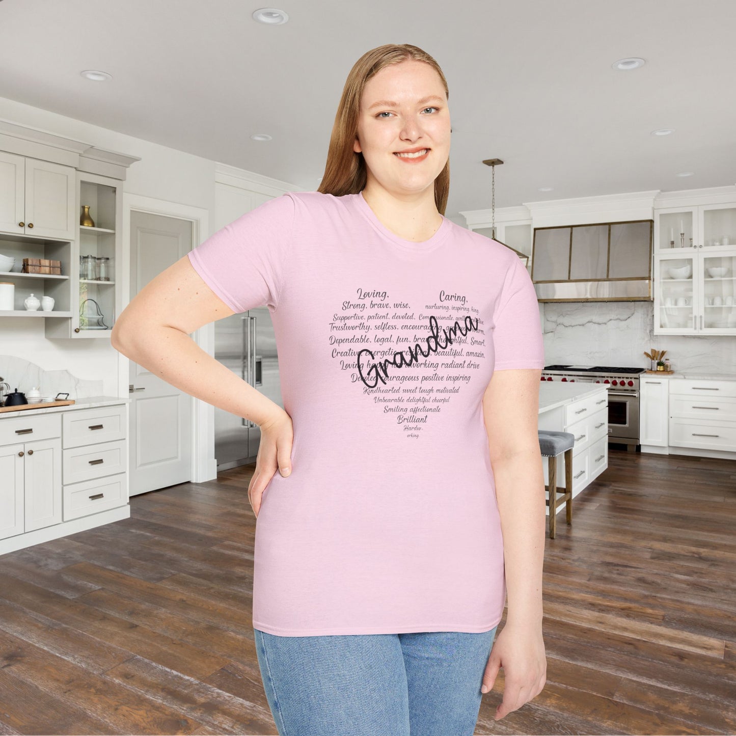 Grandma Descriptive Words Adult T-shirt