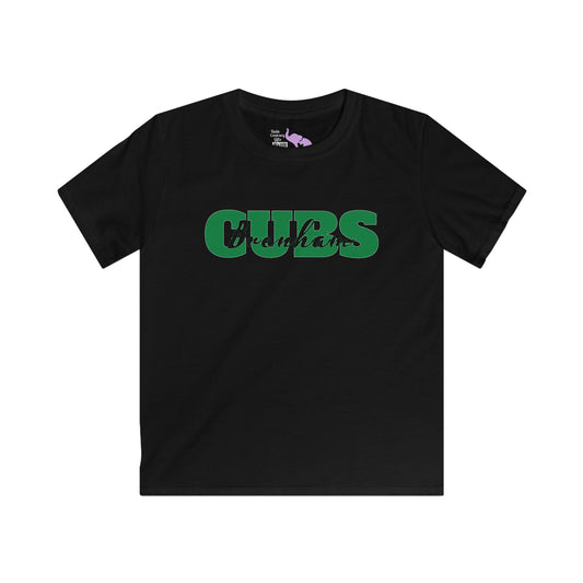 Brenham Cubs Double Text Youth Softstyle Tee