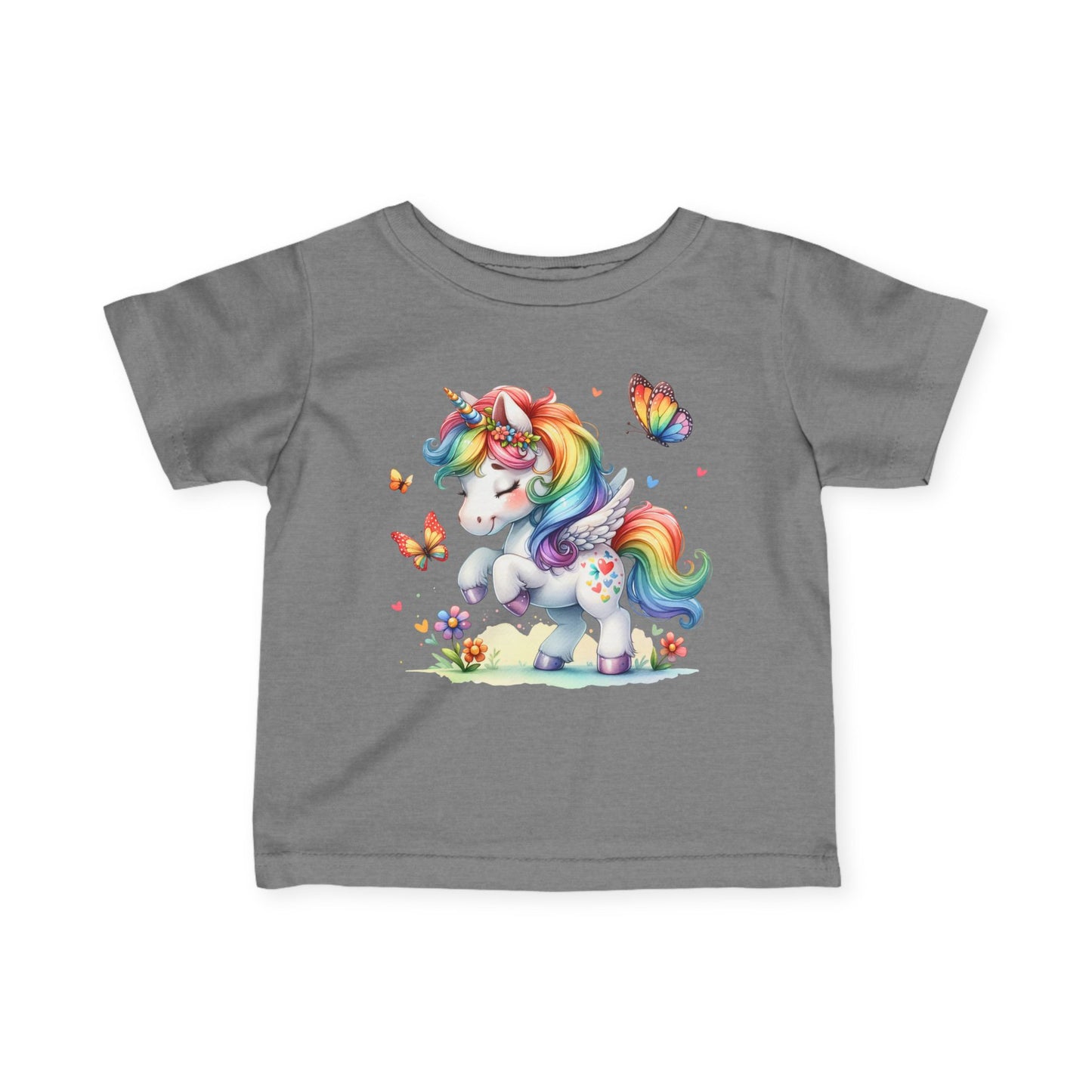 Rainbow Unicorn Infant Soft T-Shirt