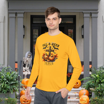 Are You Fall-O-Ween Jesus Adult Long Sleeve Tee