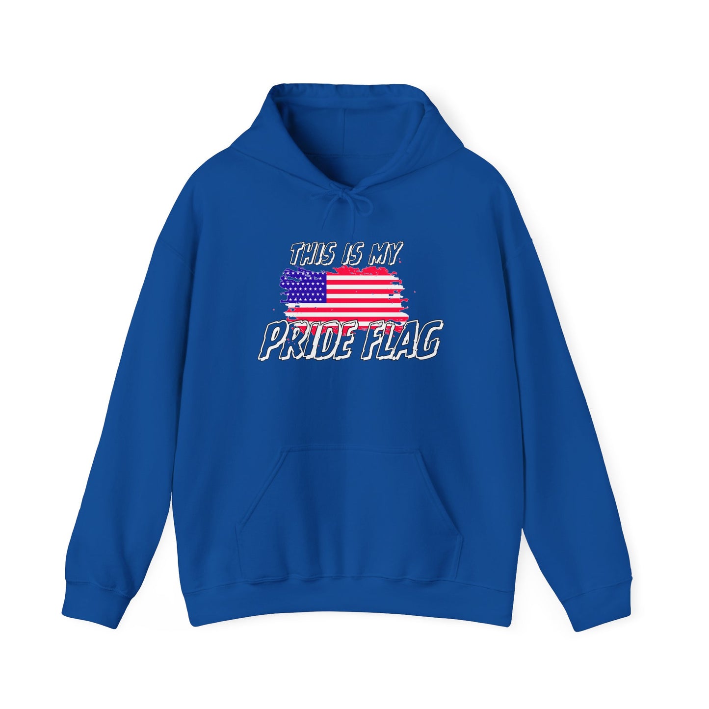 This is my Pride Flag (American Flag) Heavy Blend™ Hooded Sweatshirt