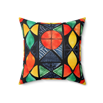 Candlelight Burst Throw Pillow