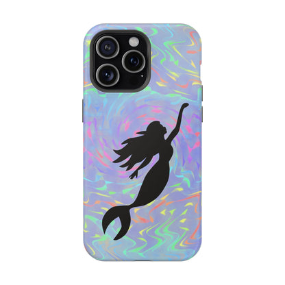 Mermaid Silhouette MagSafe® Compatible Tough Case for iPhone