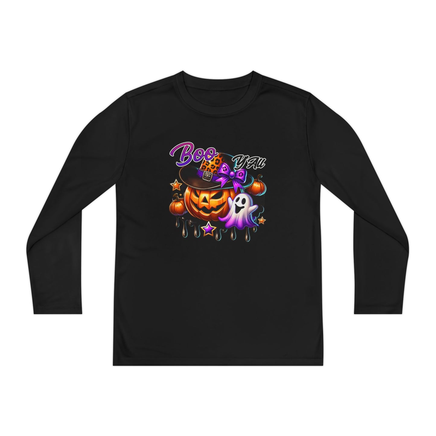 Boo Y'all Youth Long Sleeve Tee
