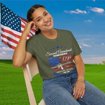 Second Amendment American Original Homeland Security Adult T-Shirt
