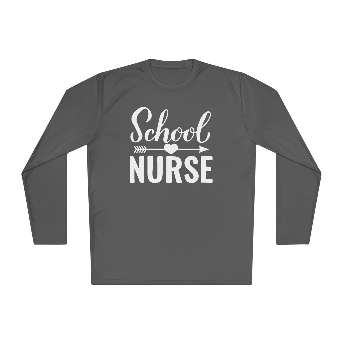 School Nurse Adult Long Sleeve Tee