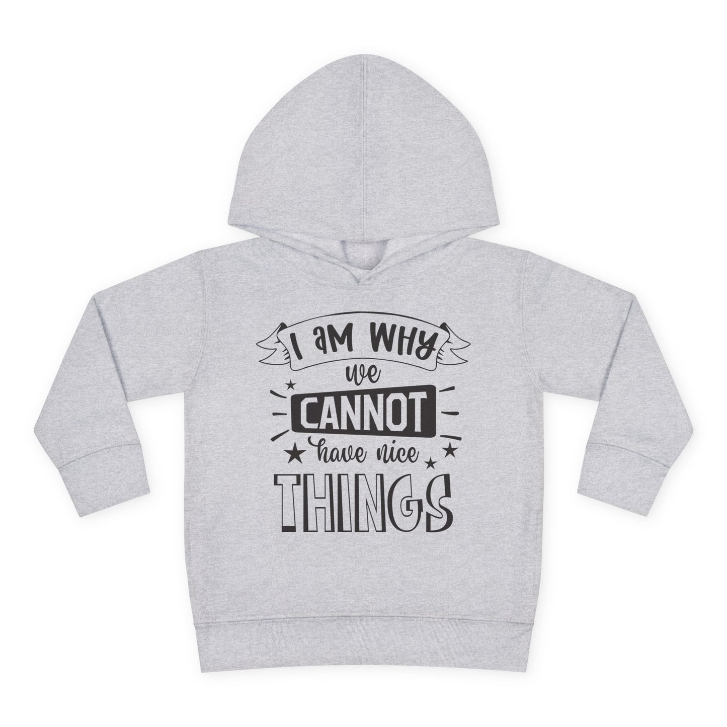 I Am Why We Cannot Have Nice Things Toddler Hoodie