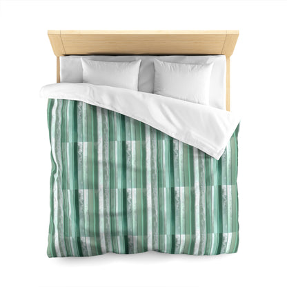 Seafoam Glass Microfiber Duvet Cover