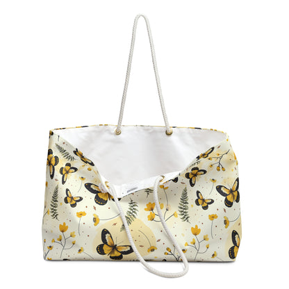 Sunlit Butterfly Bloom Weekender Bag