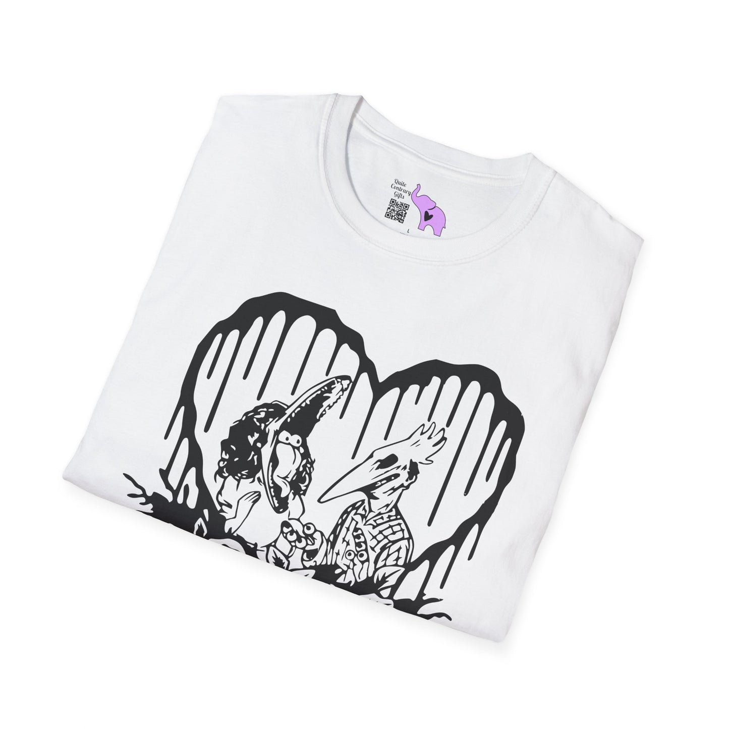 Beetlejuice Barbara & Adam Adult T-shirt