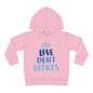 Hanukkah Love Light Latkes Toddler Pullover Fleece Hoodie