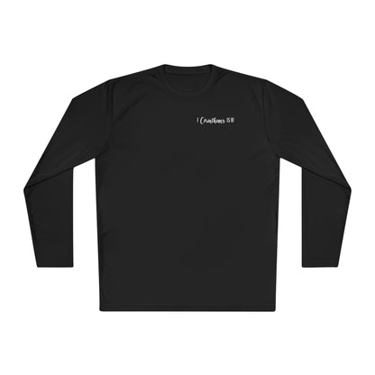 ""Try Jesus Not Me 1 Corinthians 15:10 Adult Long Sleeve Tee