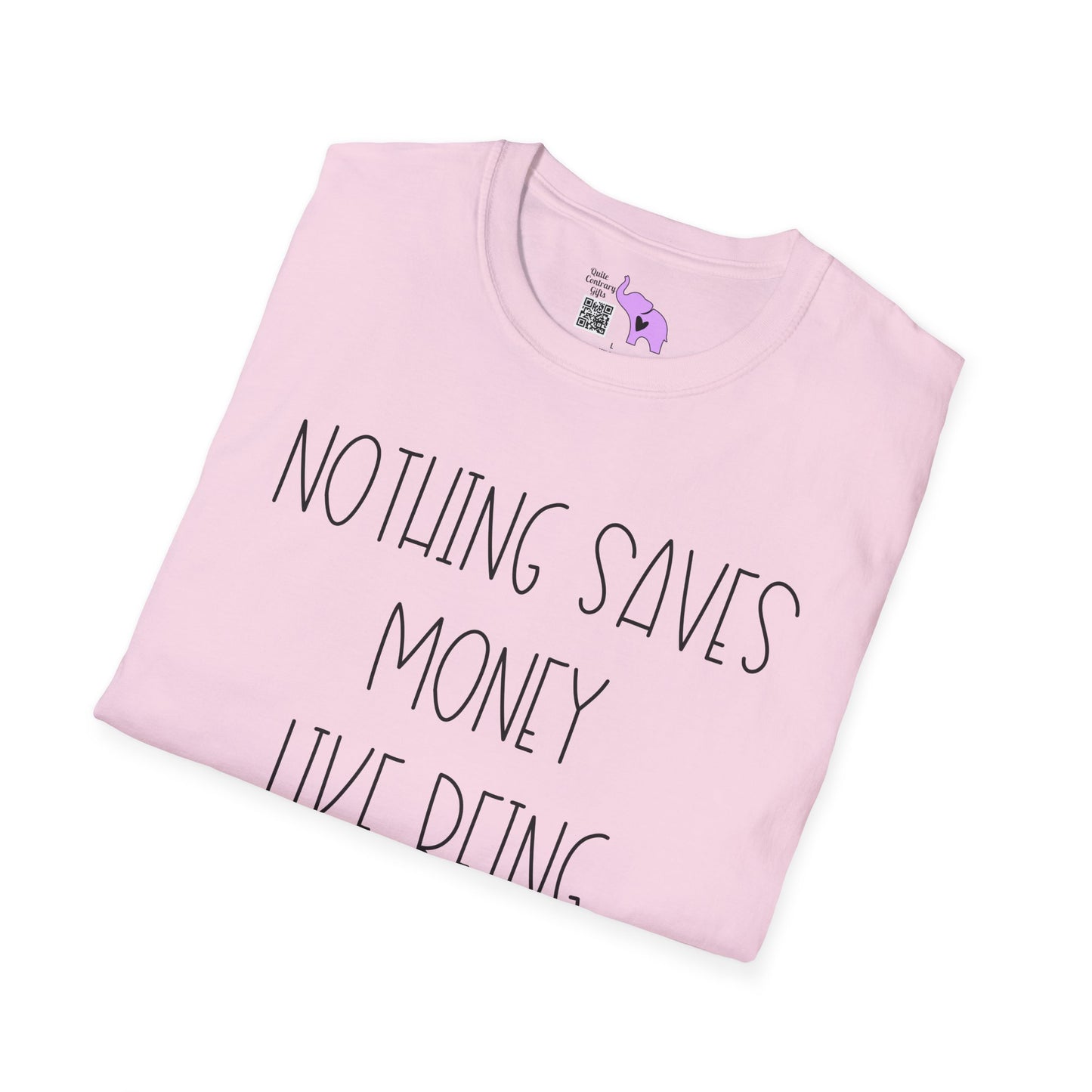 Nothing Saves Money Like Being Antisocial Adult T-shirt