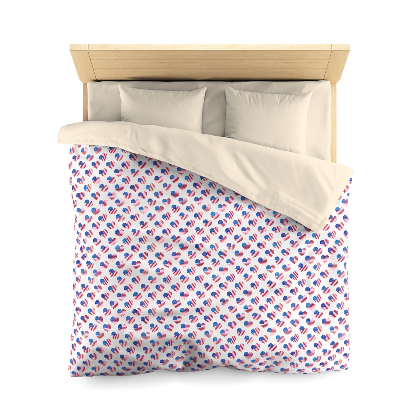 Hearts of Freedom Microfiber Duvet Cover