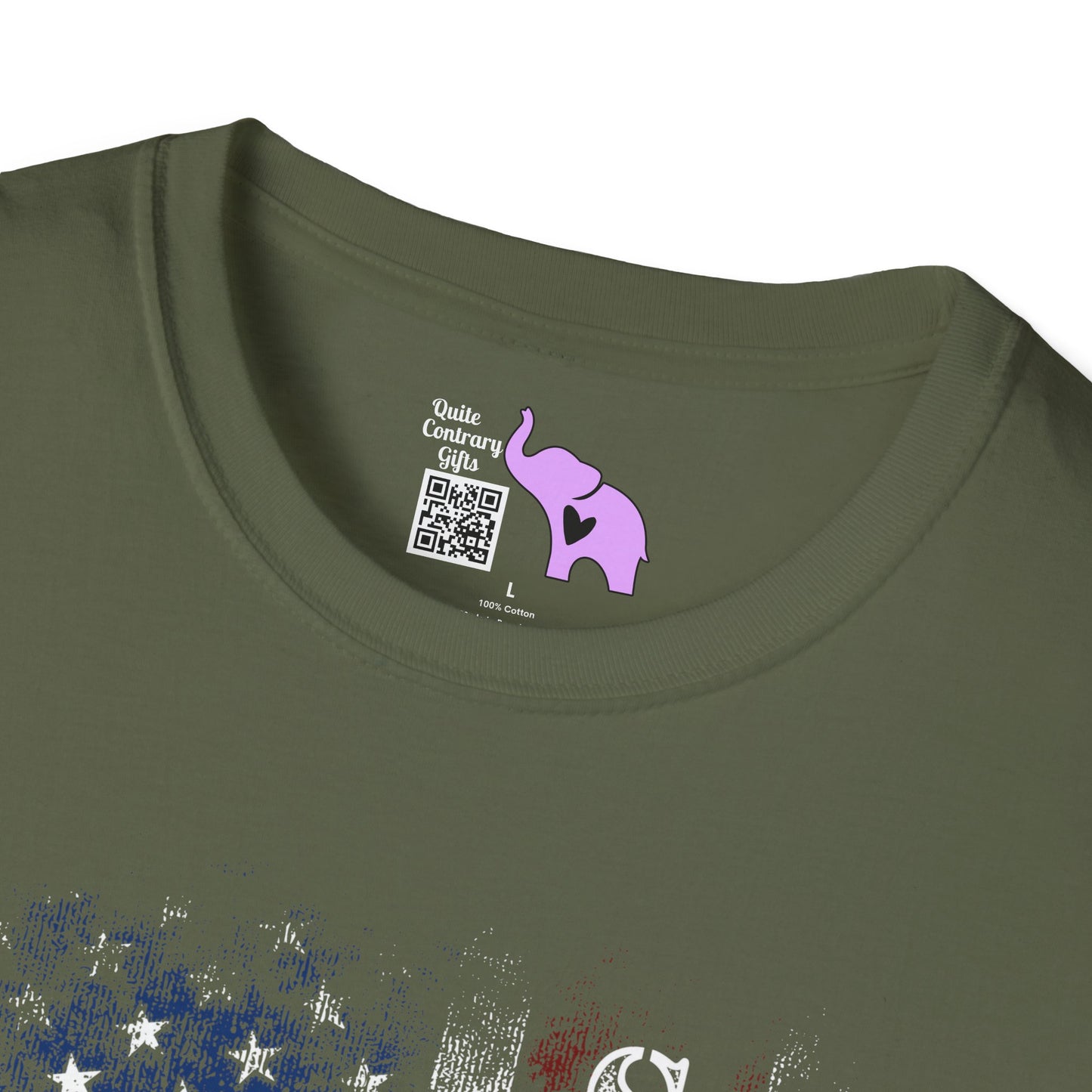 Semper Fi American Flag Adult T-Shirt