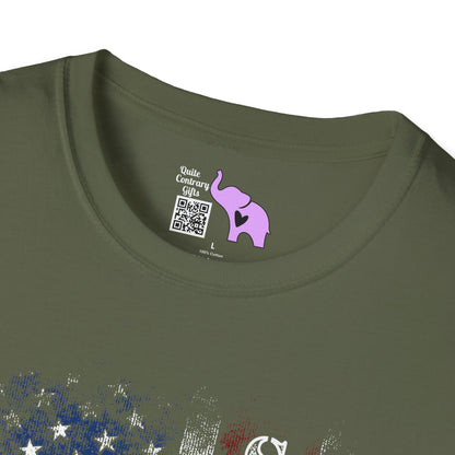 Semper Fi American Flag Adult T-Shirt