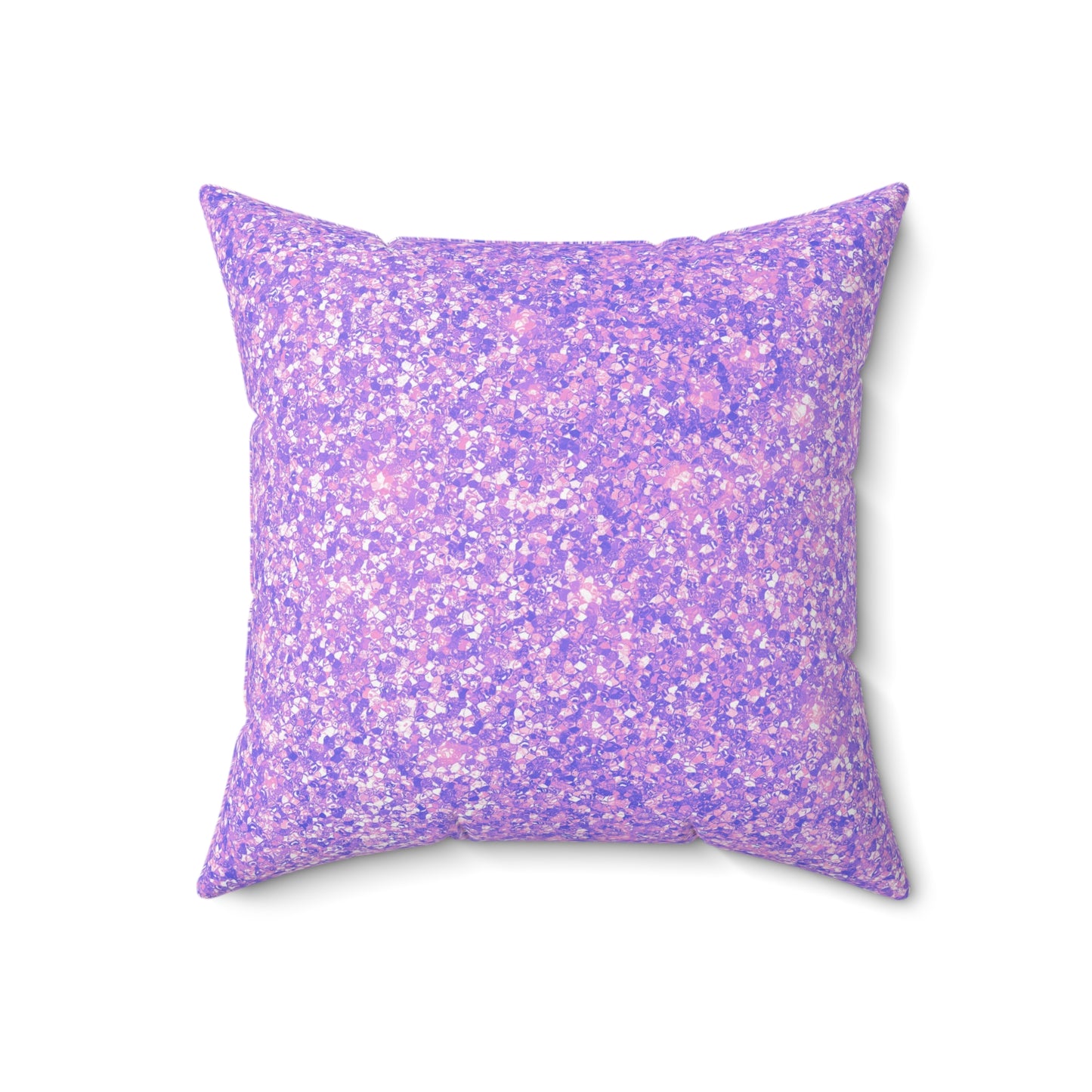 Lavender Crystal Throw Pillow