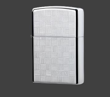 Etched Metallic USB Rechargeable Lighter