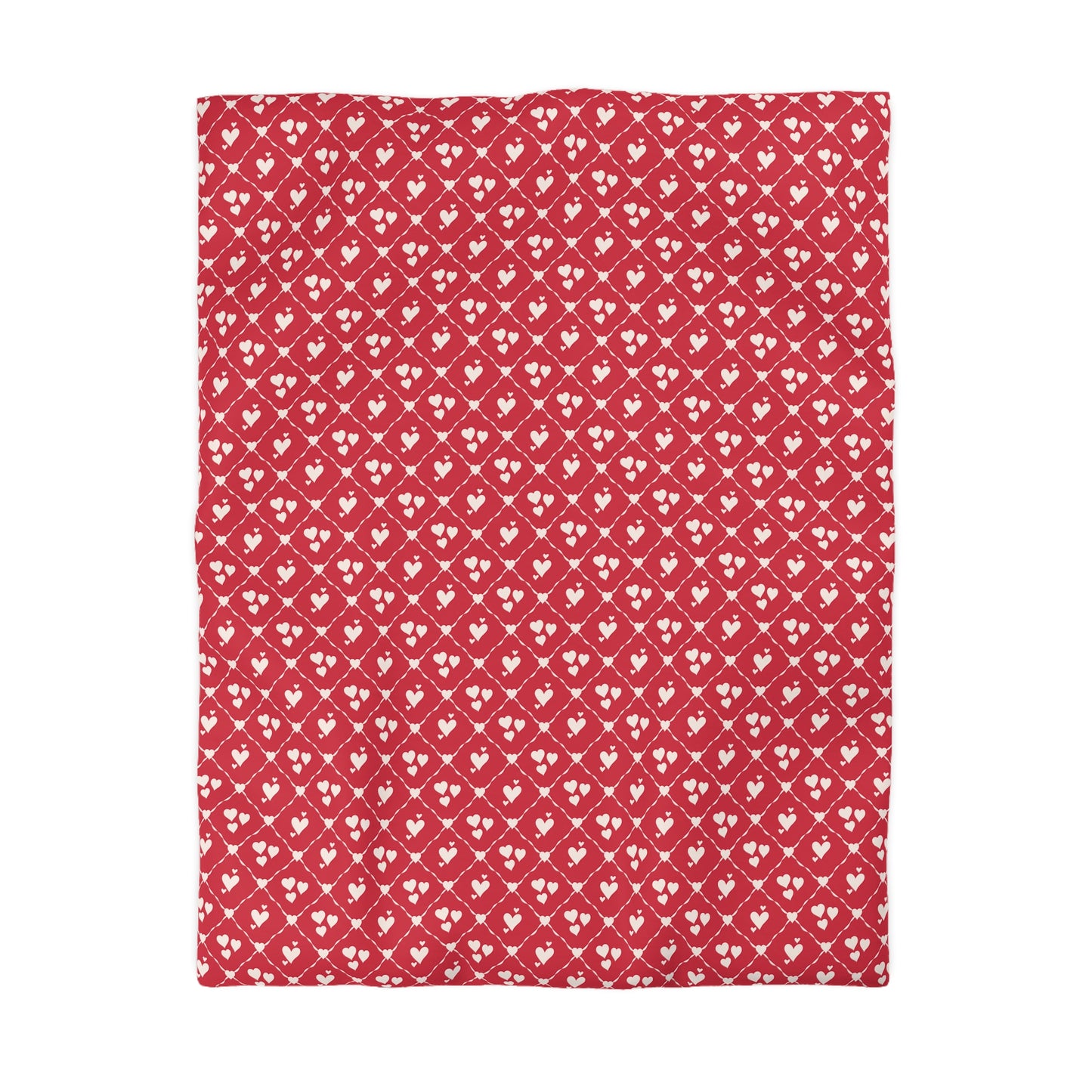 Sweetheart Trellis Microfiber Duvet Cover