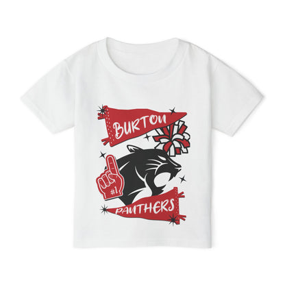 Burton Panthers #1 Heavy Cotton™ Toddler T-shirt