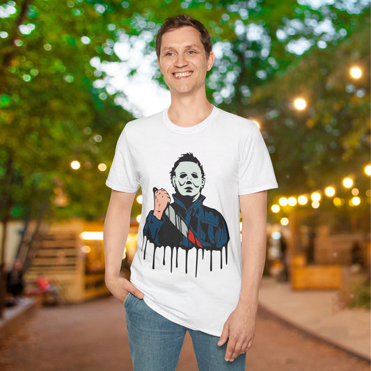 Michael Myers Knife Adult T-shirt