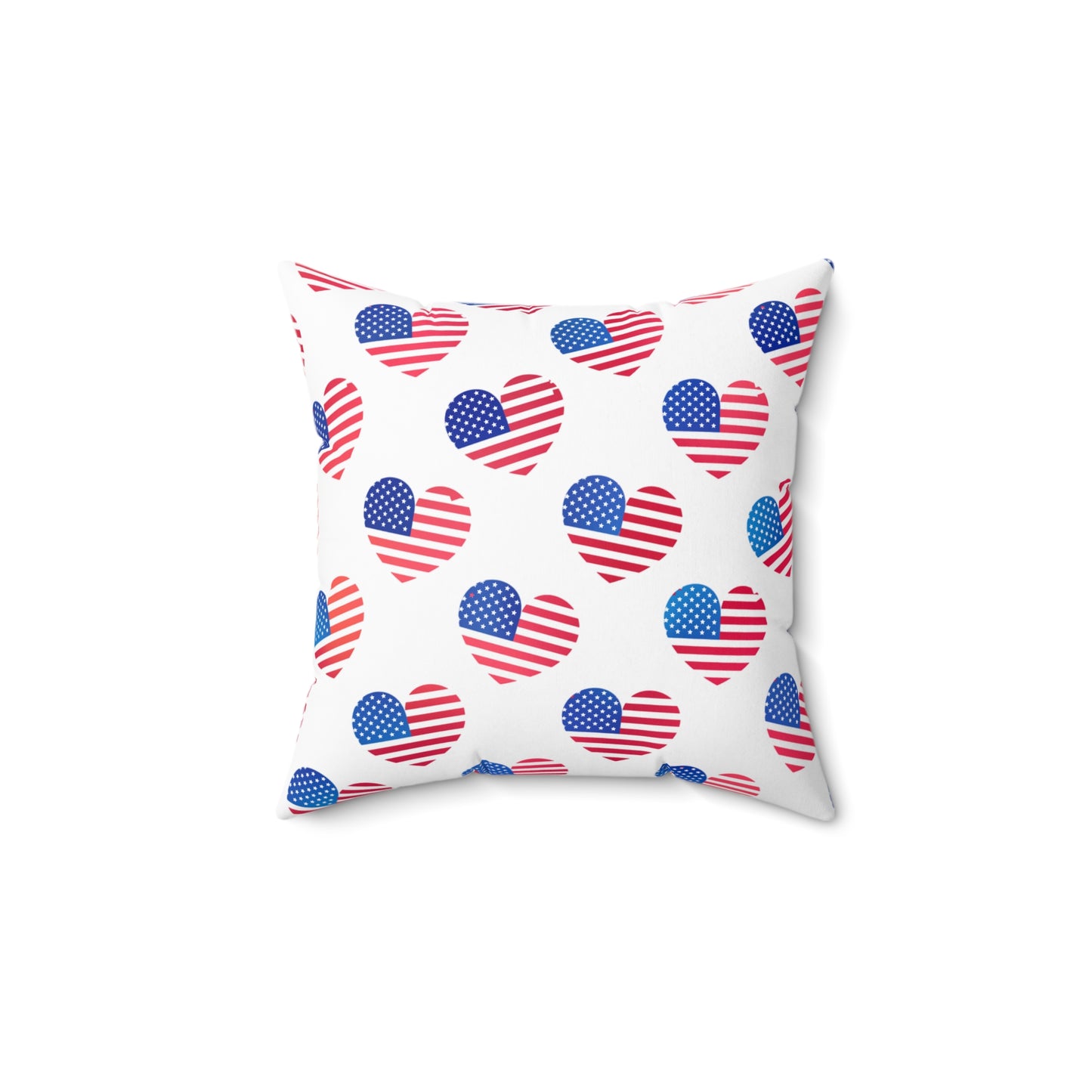 Hearts of Freedom Throw Pillow