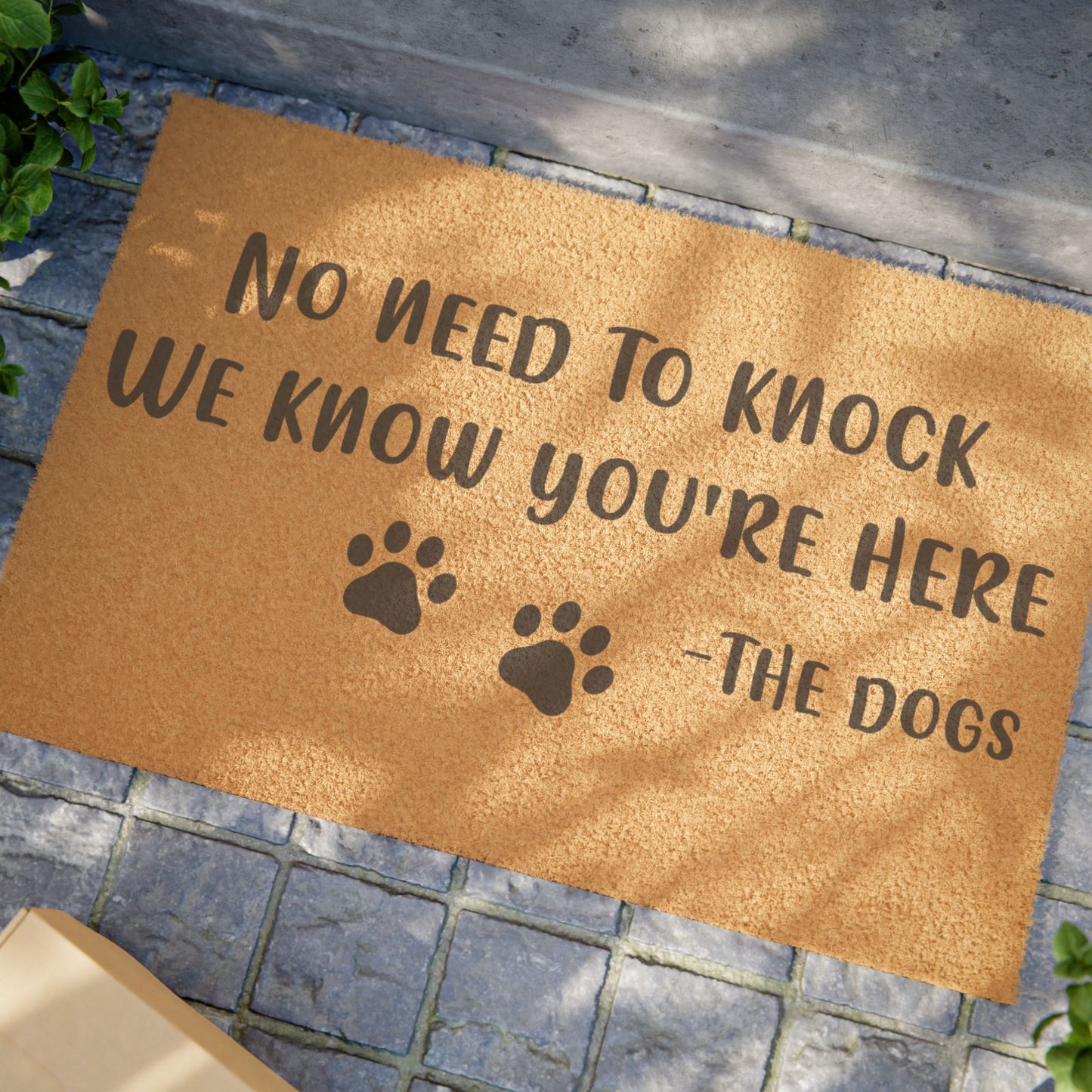 No Need To Knock... Coconut Fiber Doormat