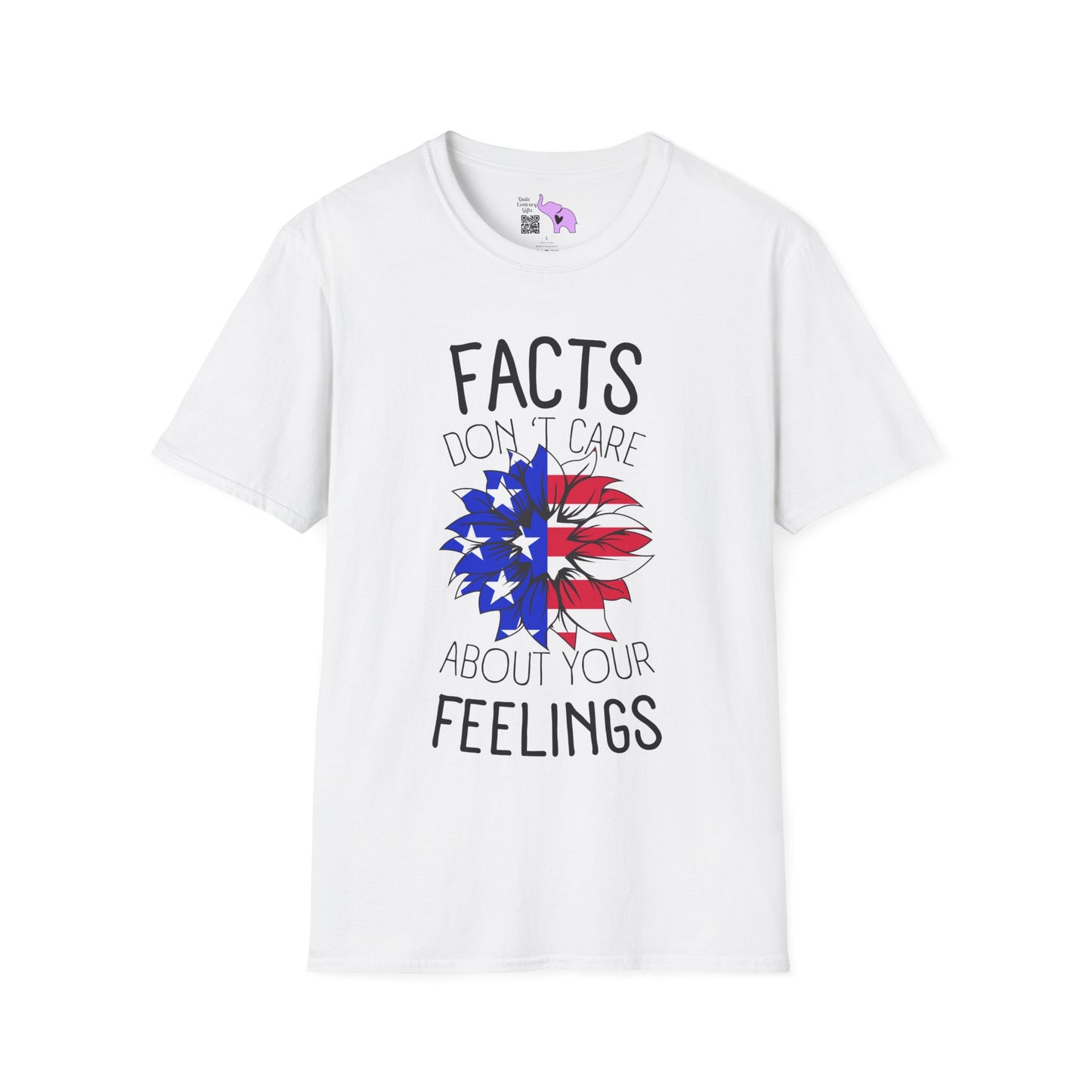 Facts Don't Care About Your Feelings American Flag Adult T-shirt