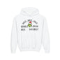 Hate, Hate, Hate, Double Hate, Loathe Entirely-Grinch Youth Hoodie