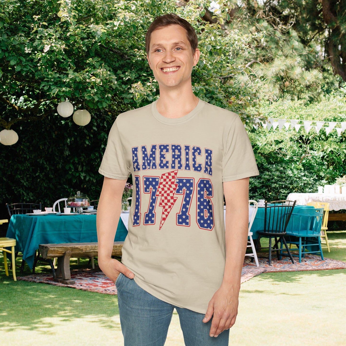 America 1776 Adult T-shirt