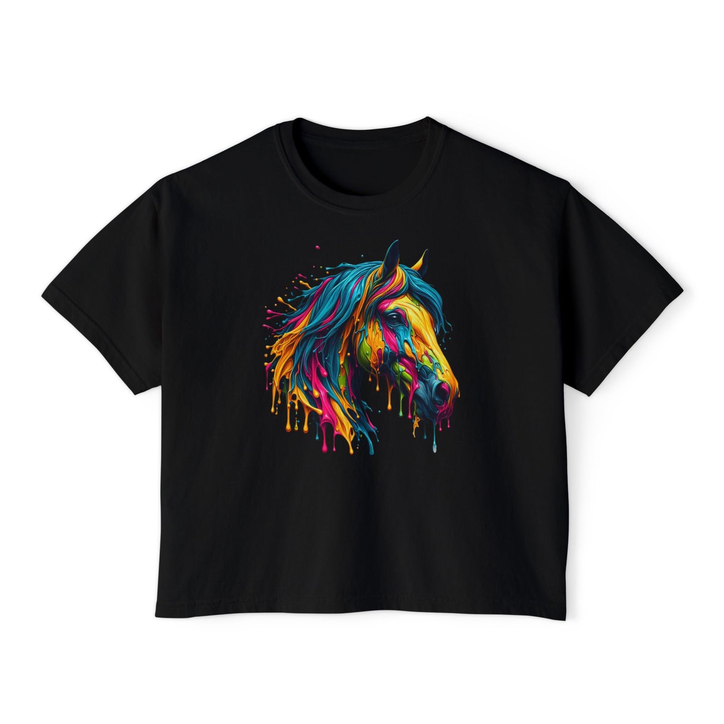 Colorful Horse Women's Boxy Tee
